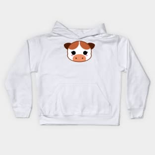 Cute Chocolate Milk Cow Kids Hoodie